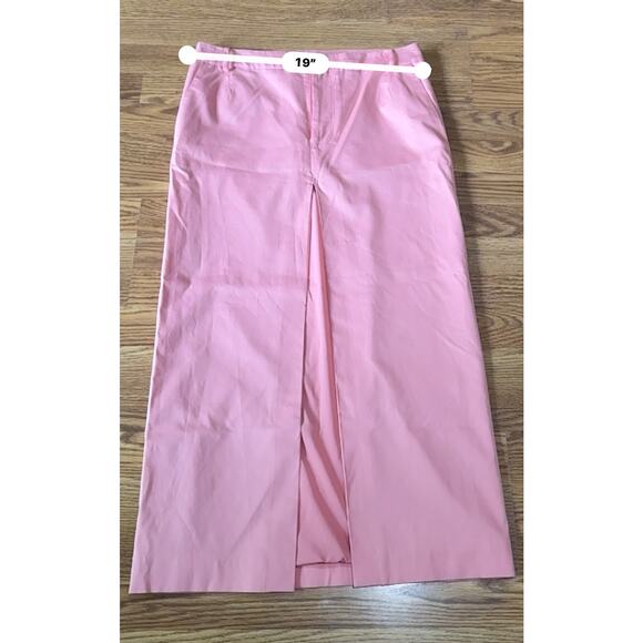 SIR. THE LABEL woven midi skirt GIACOMO SPLIT SKIRT IN PINK size 3 / us L - Picture 8 of 15